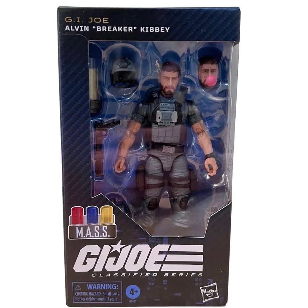 GI Joe Classified Breaker Alvin Kibby M.A.S.S. Figure Hasbro NEW